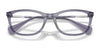 Ralph RA7138U Eyeglasses | Size 52 / Transparent Purple №5807