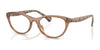 Ralph RA7143U Eyeglasses | Size 53 / Shiny Transparent Caramel №5750