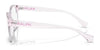 Ralph RA7155U Eyeglasses | Size 52 / Shiny Transparent Beige №5802