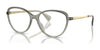 Ralph RA7157U Eyeglasses / Shiny Transparent Grey №6127 / Size 53