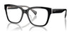 Ralph RA7162U Eyeglasses / Shiny Black On Opal Grey №6066 / Size 53