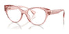 Ralph RA7164U Eyeglasses / Shiny Transparent Pink №5801 / Size 52