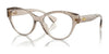 Ralph RA7164U Eyeglasses / Shiny Transparent Beige №5802 / Size 52
