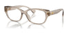 Ralph RA7165U Eyeglasses / Shiny Transparent Beige №5802 / Size 53