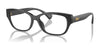 Ralph RA7165U Eyeglasses / Shiny Transparent Black №6157 / Size 53