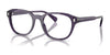 Ralph RA7172U Eyeglasses / Shiny Transparent Purple №5575 / Size 52