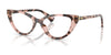 Ralph RA7181U Eyeglasses / Shiny Pink Havana №6058 / Size 52
