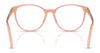 Ralph RA7188U Eyeglasses / Peach Transparent №6296 / Size 52