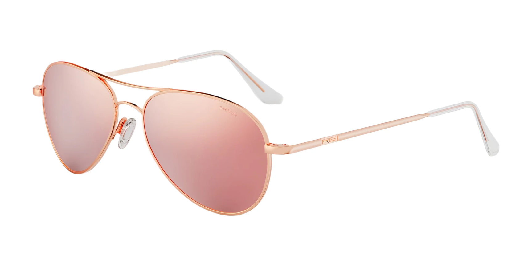 Randolph AMELIA Sunglasses / 22k Rose Gold / Rose Gold Mirror Nylon (Polarized) Randolph AMELIA Sunglasses / 22k Rose Gold / Rose Gold Mirror Nylon (Polarized)