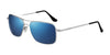 Randolph ARCHER Sunglasses / Matte Chrome / Atlantic Blue Nylon (Polarized) / Size 59