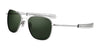 Randolph AVIATOR Sunglasses | Size 58 / Matte Chrome / Glass AGX (Non-Polar)