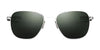 Randolph AVIATOR Sunglasses | Size 58 / Matte Chrome / Nylon Atlantic Blue (Non-Polar)