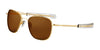 Randolph AVIATOR Sunglasses | Size 58 / 23k Gold / Glass American Tan (Non-Polar)