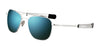 Randolph AVIATOR Sunglasses | Size 58 / 23k White Gold / Cobalt Glass (Polarized)