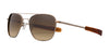 Randolph AVIATOR Sunglasses | Size 58 / 22k Satin Chocolate Gold / Cape Sand Gradient Nylon (Polarized)