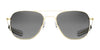 Randolph AVIATOR Sunglasses | Size 61 / Matte Chrome / Nylon Atlantic Blue (Non-Polar)