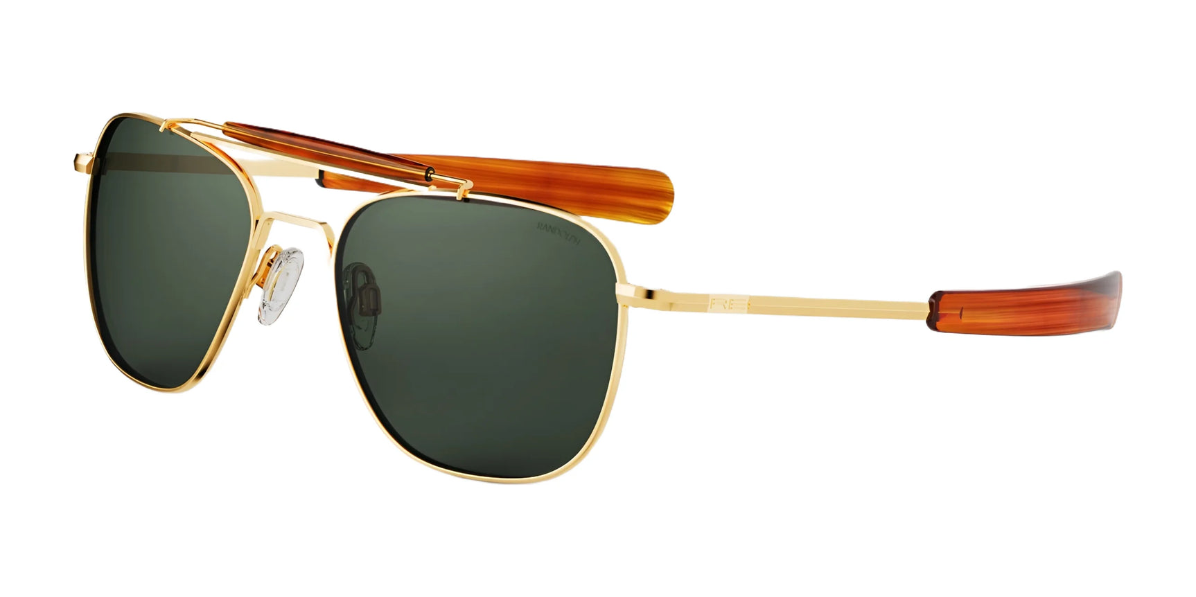 Randolph AVIATOR II Sunglasses / 23k Gold / Glass AGX (Non-Polar) Randolph AVIATOR II Sunglasses / 23k Gold / Glass AGX (Non-Polar)