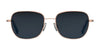 Randolph CECIL Sunglasses | Size 56 / Satin Silver / Coastal Gray Gradient Nylon (Polarized)