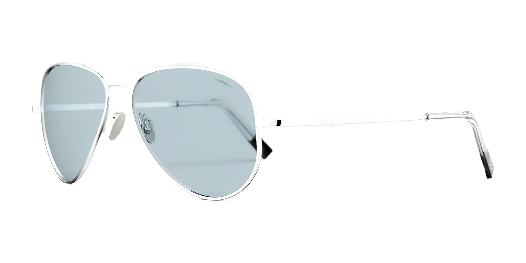 Randolph CONCORDE Sunglasses / 23k White Gold / Glass Blue Hydro (Non-Polar) Randolph CONCORDE Sunglasses / 23k White Gold / Glass Blue Hydro (Non-Polar)
