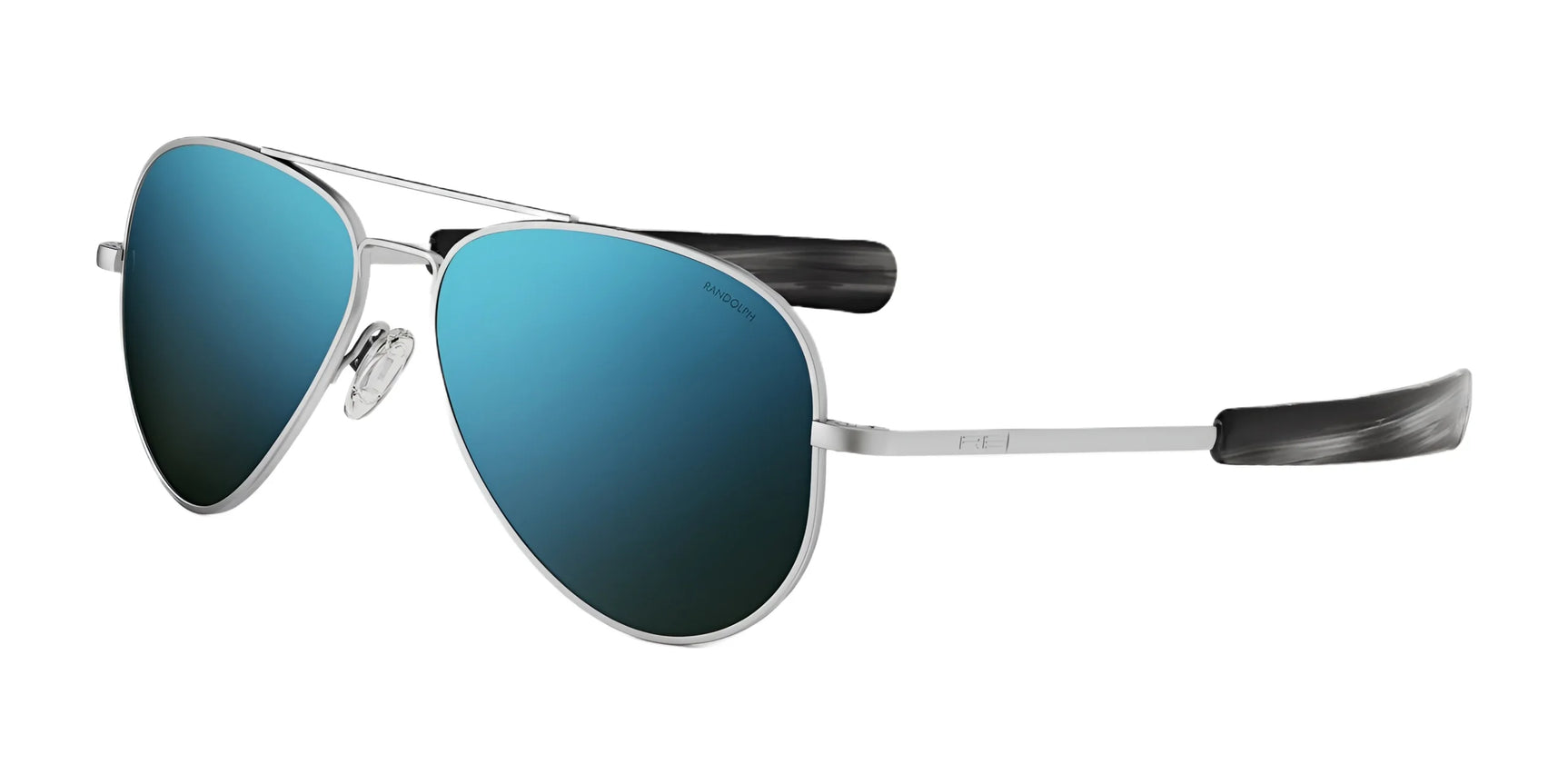 Randolph CONCORDE Sunglasses / Matte Chrome / Cobalt Glass (Polarized) Randolph CONCORDE Sunglasses / Matte Chrome / Cobalt Glass (Polarized)