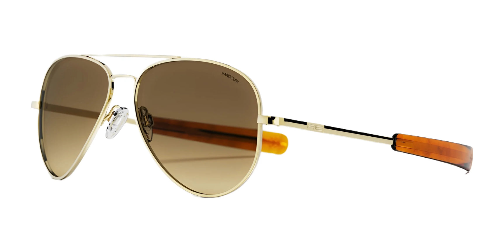 Randolph CONCORDE Sunglasses / 23k Gold / Nylon Cape Sand (Non-Polar) Randolph CONCORDE Sunglasses / 23k Gold / Nylon Cape Sand (Non-Polar)