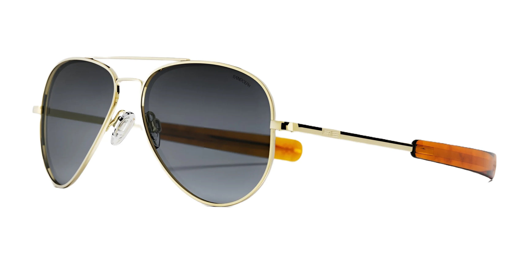 Randolph CONCORDE Sunglasses / 23k Gold / Nylon Slate (Non-Polar) Randolph CONCORDE Sunglasses / 23k Gold / Nylon Slate (Non-Polar)