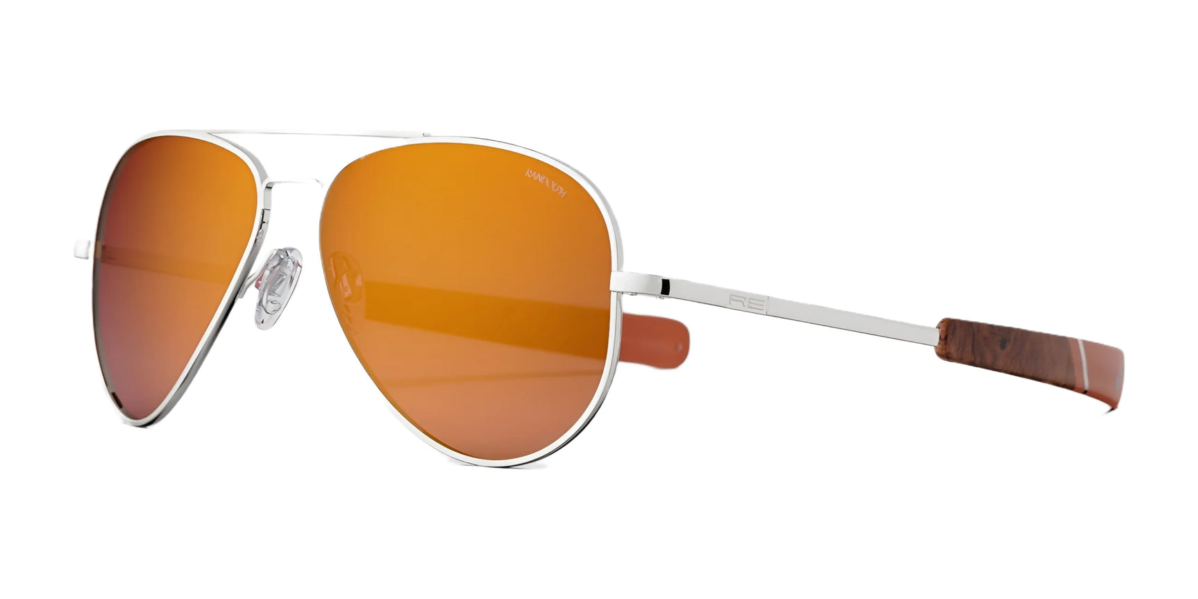Randolph CONCORDE Sunglasses / 23k White Gold / Gradient Sunset Rose (Semi-Polarized) Randolph CONCORDE Sunglasses / 23k White Gold / Gradient Sunset Rose (Semi-Polarized)