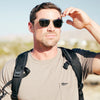 Randolph INTRUDER Sunglasses | Size 58 / 23k Gold / Nylon AGX (Non-Polar)