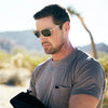Randolph INTRUDER Sunglasses | Size 58 / 23k Gold / Nylon AGX (Non-Polar)