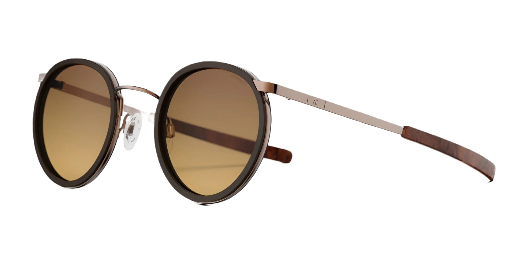 Randolph P3 FUSION Sunglasses / 22k Chocolate Gold / Nylon Cape Sand Gradient (Polarized) Randolph P3 FUSION Sunglasses / 22k Chocolate Gold / Nylon Cape Sand Gradient (Polarized)