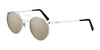 Randolph P3 SHADOW Sunglasses / Bright Chrome / Nylon Citron Metallic (Non-Polar) / Size 49