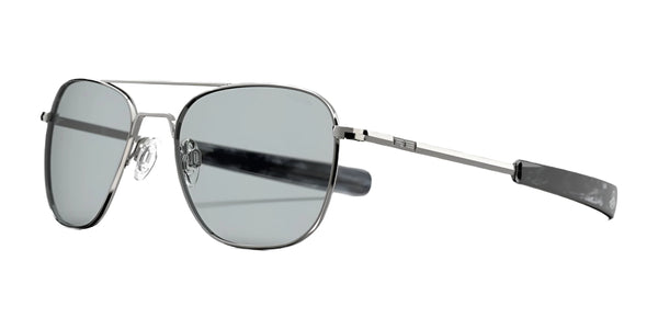 Randolph x BKc AVIATOR Sunglasses / 22k Black Gold / Glass Nimbus (Non-Polar) / Size 52