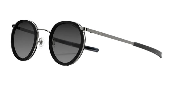 Randolph x BKc P3 FUSION Sunglasses | Size 51 / 22k Black Gold / Coastal Gray Nylon (Polarized)