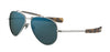 Randolph x TODD SNYDER SPORTSMAN Sunglasses / Gunmetal / Cobalt Polarized Glass / Size 57