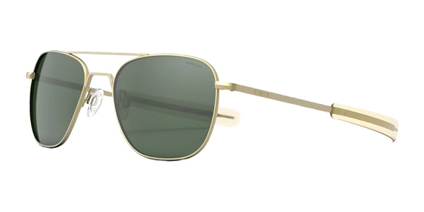 Randolph x W'Menswear AVIATOR Sunglasses / 23k Satin Gold / Nylon AGX (Non-Polar) / Size 55