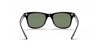 Ray-Ban WAYFARER LITEFORCE RB4195F Sunglasses | Size 52 / Black №601/71 / Green Classic