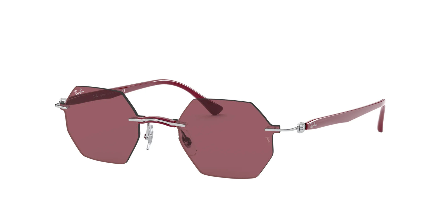 Ray-Ban RB8061 Sunglasses Silver / Dark Violet Ray-Ban RB8061 Sunglasses Silver / Dark Violet