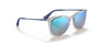 Ray-Ban RJ9063S Sunglasses | Size 48 / Transparent №7029B7 / Brown Gradient Mirror Blue (3N 13.2%)