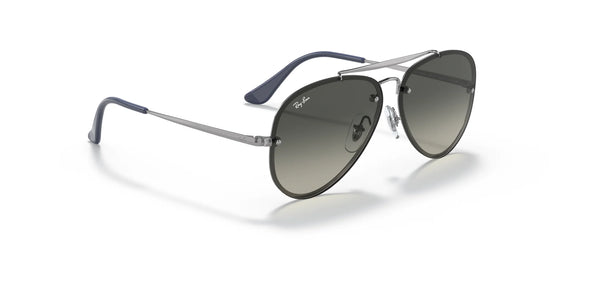 Ray-Ban JUNIOR AVIATOR RJ9548SN Sunglasses | Size 54 / Gunmetal №200/11 / Grey Gradient Dark Grey (3N 15.2%)