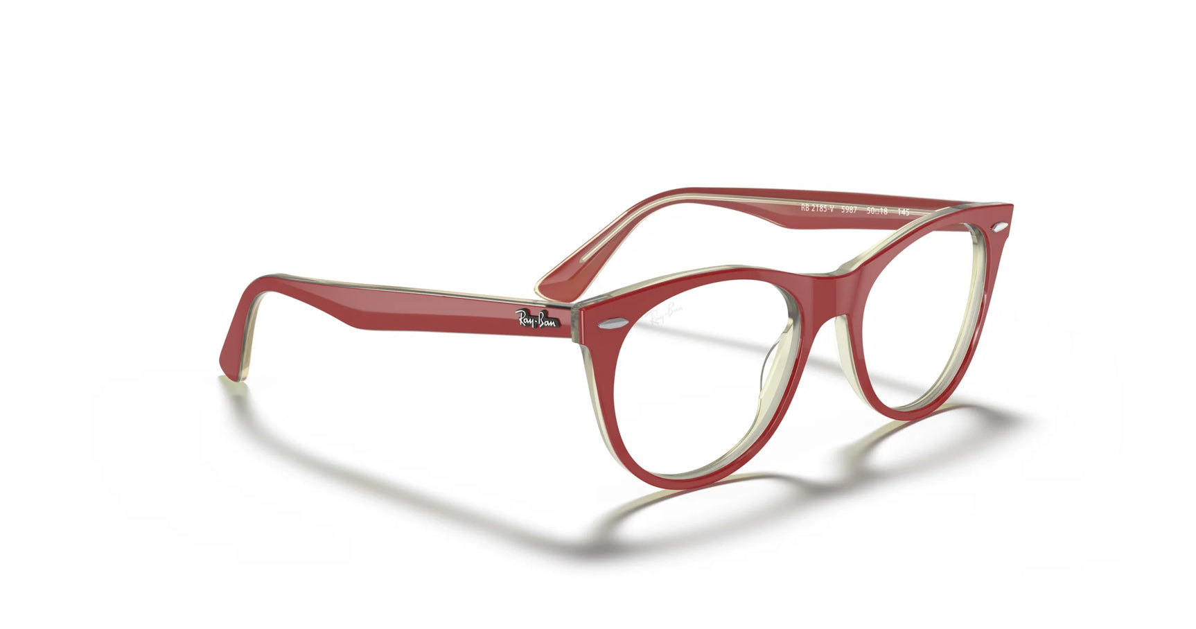 Ray-Ban WAYFARER II RX2185V Eyeglasses | Size 50 Ray-Ban WAYFARER II RX2185V Eyeglasses | Size 50