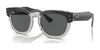 Ray-Ban MEGA HAWKEYE RB0298S Sunglasses | Size 53 / Dark Grey On Transparent Grey №1396B1 / Dark Grey (3N 15.30%)
