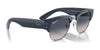 Ray-Ban MEGA CLUBMASTER RB0316S Sunglasses / Black On Gold №901/31 / G-15 Green (3N 13.2%) / Size 50