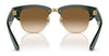 Ray-Ban MEGA CLUBMASTER RB0316S Sunglasses / Black On Gold №901/31 / G-15 Green (3N 13.2%) / Size 50