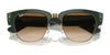 Ray-Ban MEGA CLUBMASTER RB0316S Sunglasses / Black On Gold №901/31 / G-15 Green (3N 13.2%) / Size 50