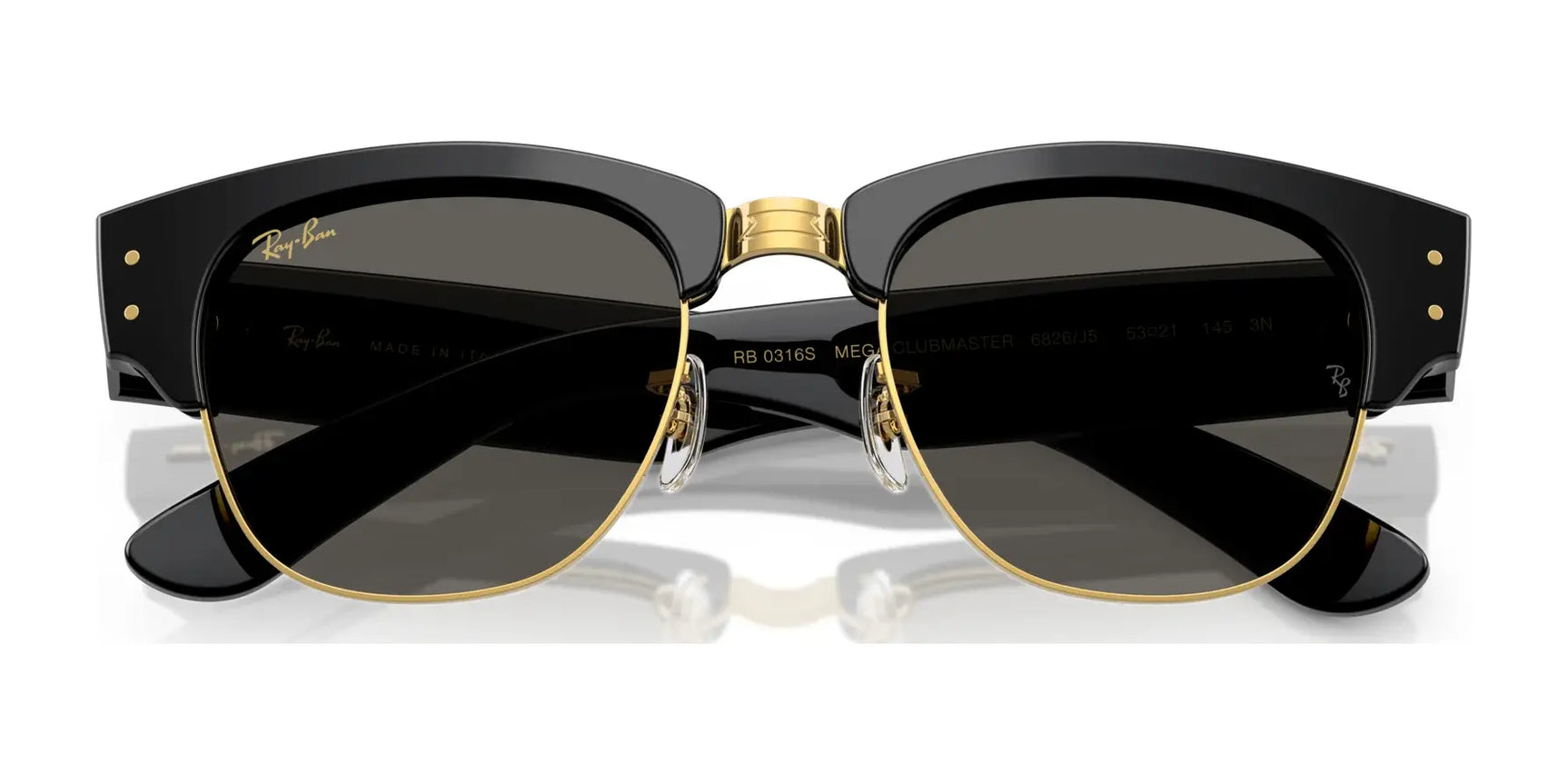 Ray-Ban MEGA CLUBMASTER RB0316S Sunglasses Ray-Ban MEGA CLUBMASTER RB0316S Sunglasses