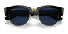 Ray-Ban MEGA CLUBMASTER RB0316S Eyeglasses / Black On Gold №901/GG / Clear/Blue (Photochromic) (3F 16.3%) / Size 50