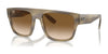 Ray-Ban DRIFTER RB0360S Sunglasses | Size 57 / Striped Green №140551 / Clear & Brown (2N 30.5%)