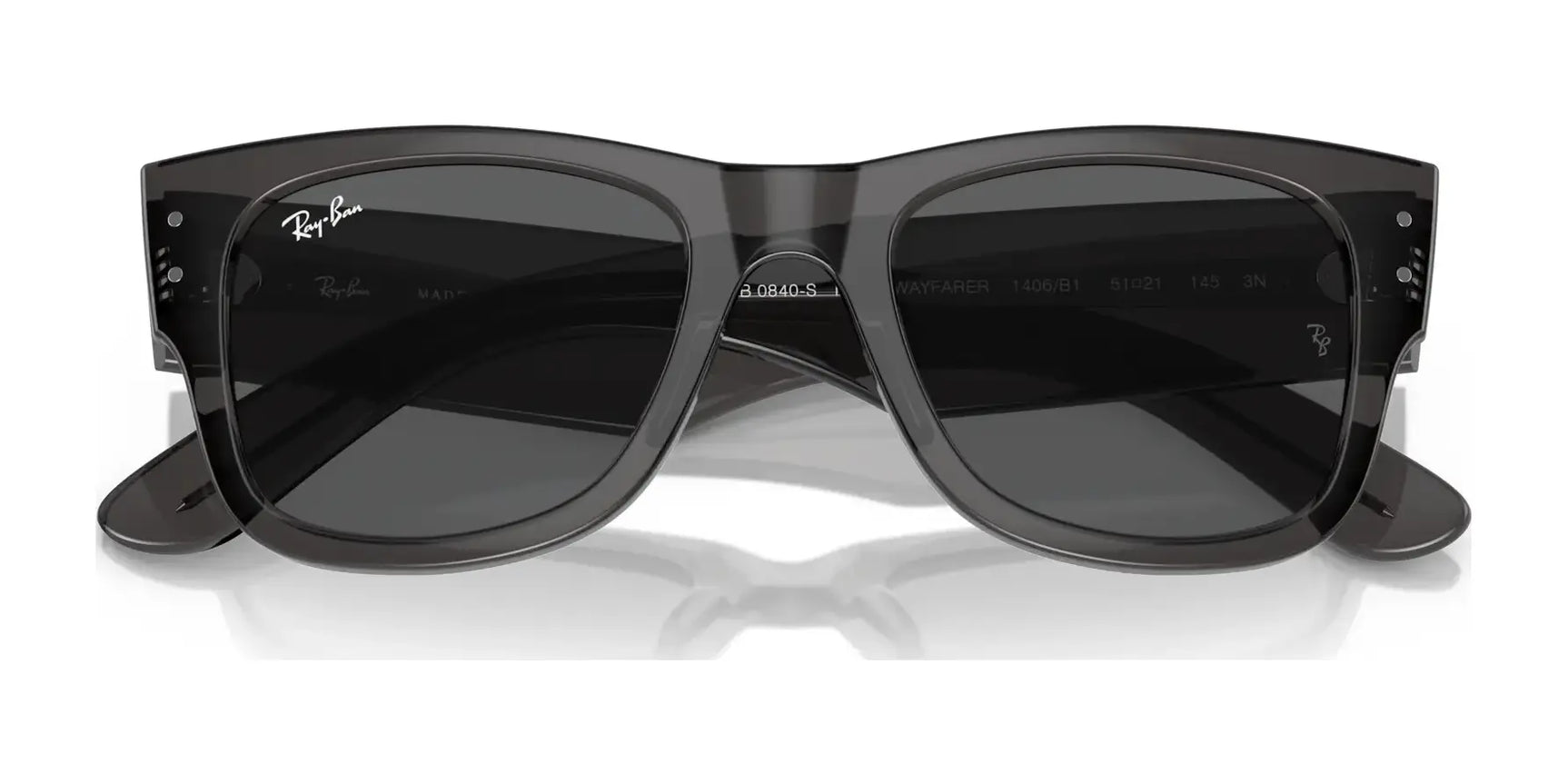 Ray-Ban MEGA WAYFARER RB0840S Sunglasses | Size 51 Ray-Ban MEGA WAYFARER RB0840S Sunglasses | Size 51