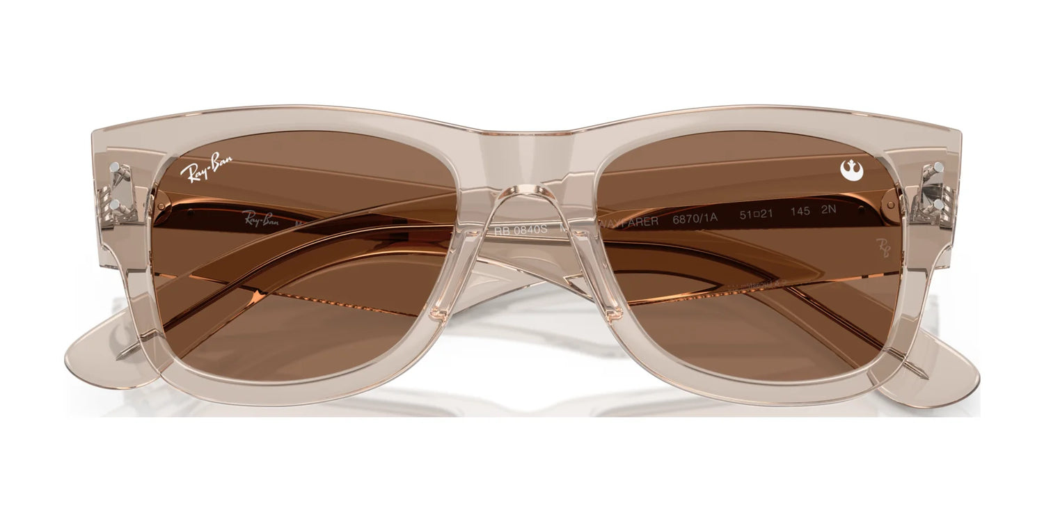 Ray-Ban MEGA WAYFARER RB0840S Sunglasses | Size 51 Ray-Ban MEGA WAYFARER RB0840S Sunglasses | Size 51