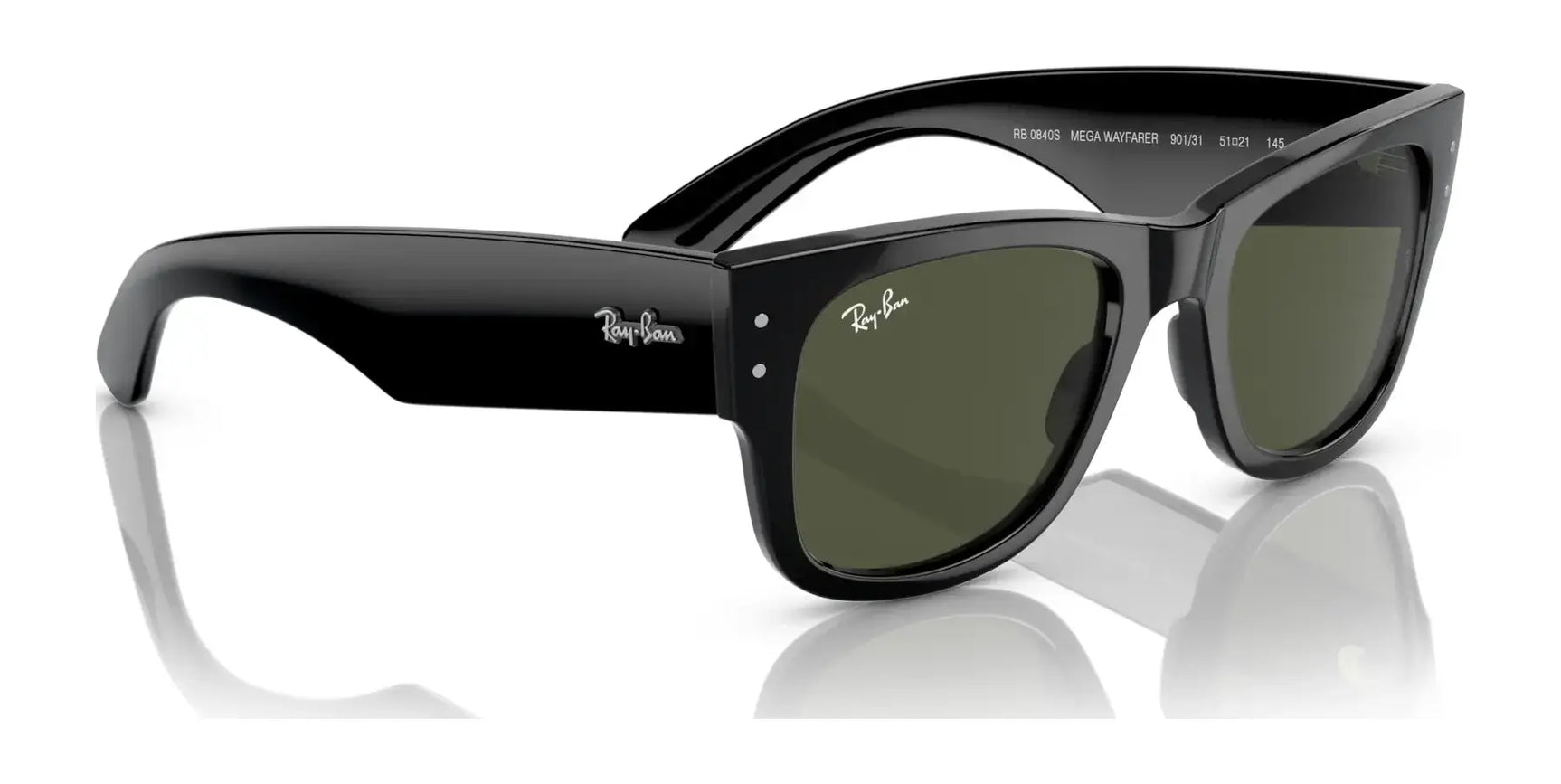 Ray-Ban MEGA WAYFARER RB0840S Sunglasses | Size 51 Ray-Ban MEGA WAYFARER RB0840S Sunglasses | Size 51